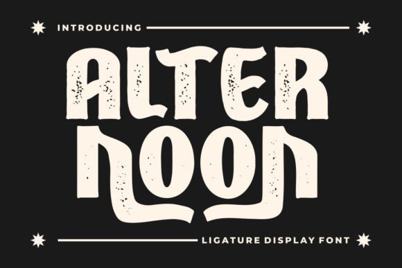 Alternoon: A Fresh Display Font for Modern Editorial Design