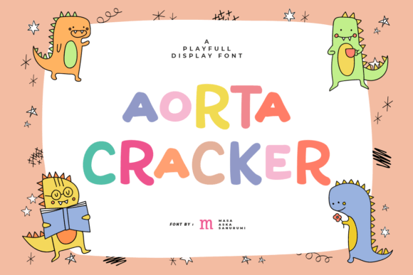 Aorta Cracker: A Playful Display Font for Thoughtful Editorial Design