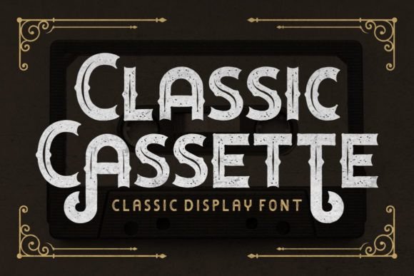 Classic Cassette: A Vintage Display Font for Crafters and Makers