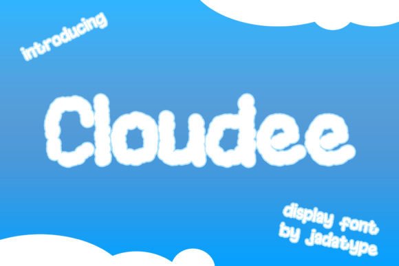 Cloudee: A Soft, Playful Display Font for Warm Editorial Touches