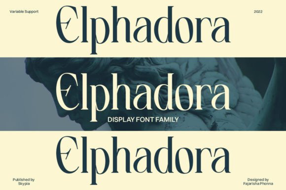 Elphadora: A Bold Display Font That Elevates Marketing Typography