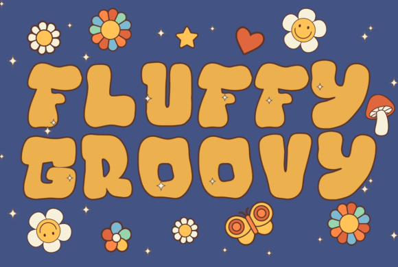 Fluffy Groovy: A Retro-Inspired Display Font for Web Designers