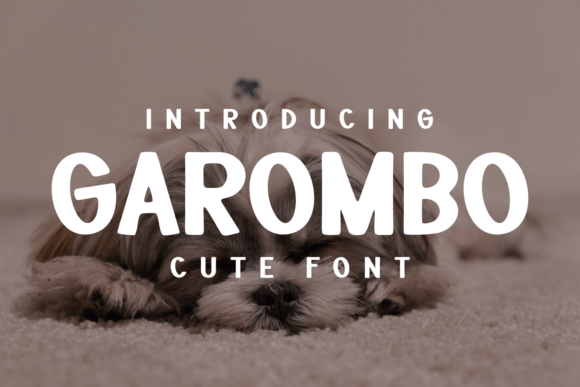 Garombo: A Fresh Display Font That Elevates Brand Identity