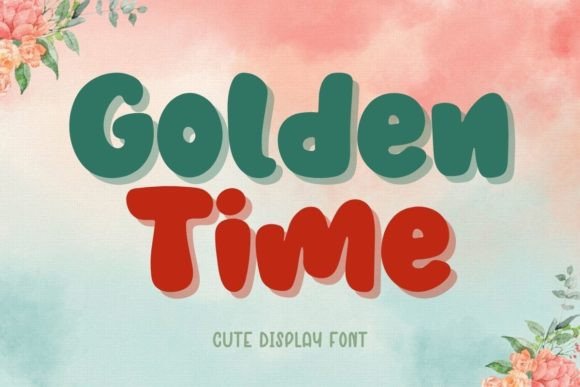 Golden Time: A Display Font That Elevates Small Business Branding
