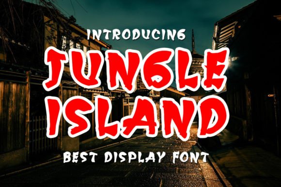 Jungle Island: A Joyful Display Font for Web Design Projects