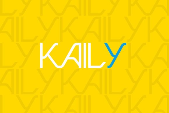 Kaily: A Modern Display Font for Crafters and Makers