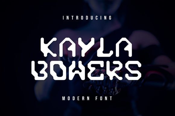 Kayla Bowers: A Modern Display Font for Bold Web Typography