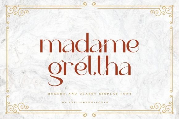Madame Grettha: How a Classy Serif Font Elevated My Campaign Visuals