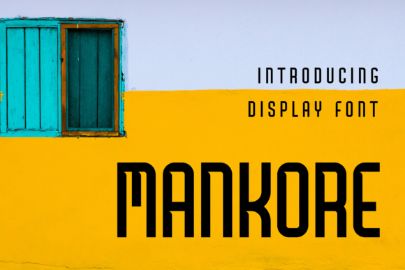 Mankore: A Bold Display Font for Modern Editorial Design