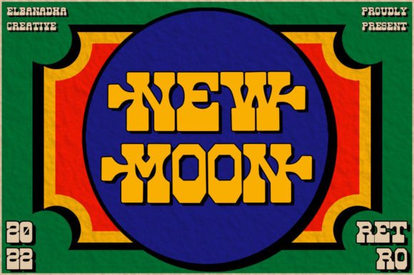 Newmoon: A Retro Display Font for Editorial Charm