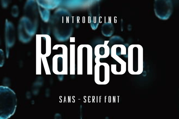 Raingso: A Playful Display Font That Elevates Branding Projects