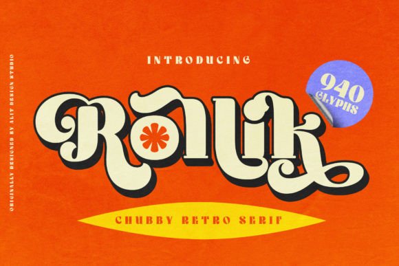Rollik: A Chubby Display Font That Brings Joy to Web Design