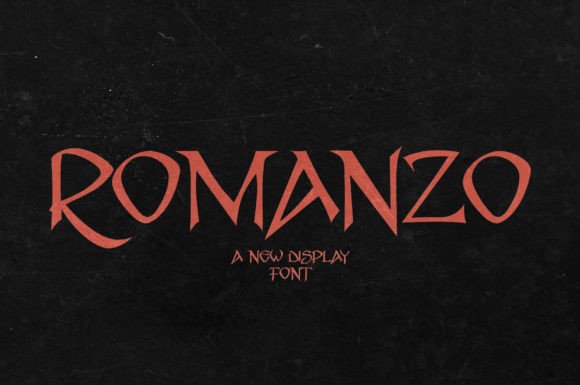 Romanzo Font: Elevating Brand Identity with a Touch of Horror