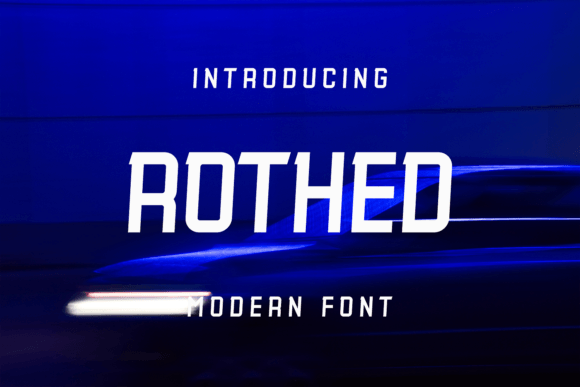 Rothed: A Bold Display Font for Modern Marketing and Digital Design