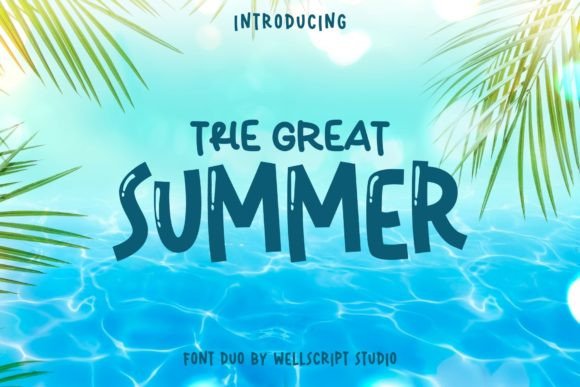 The Great Summer Duo: A Refreshing Display Font for Digital Design