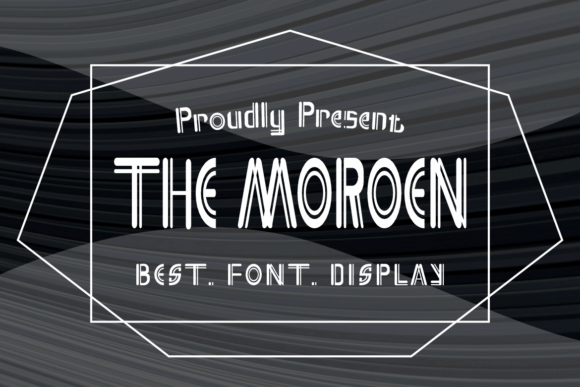 The Moroen: A Bold Display Font That Elevates Real Branding Projects