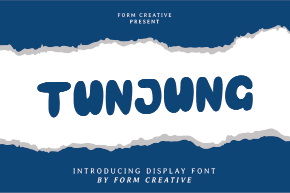 Tunjung: A Bold Display Font for High-Impact Campaign Visuals