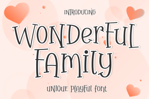 Wonderful Family Font: A Playful Touch for Polished Brand Designs